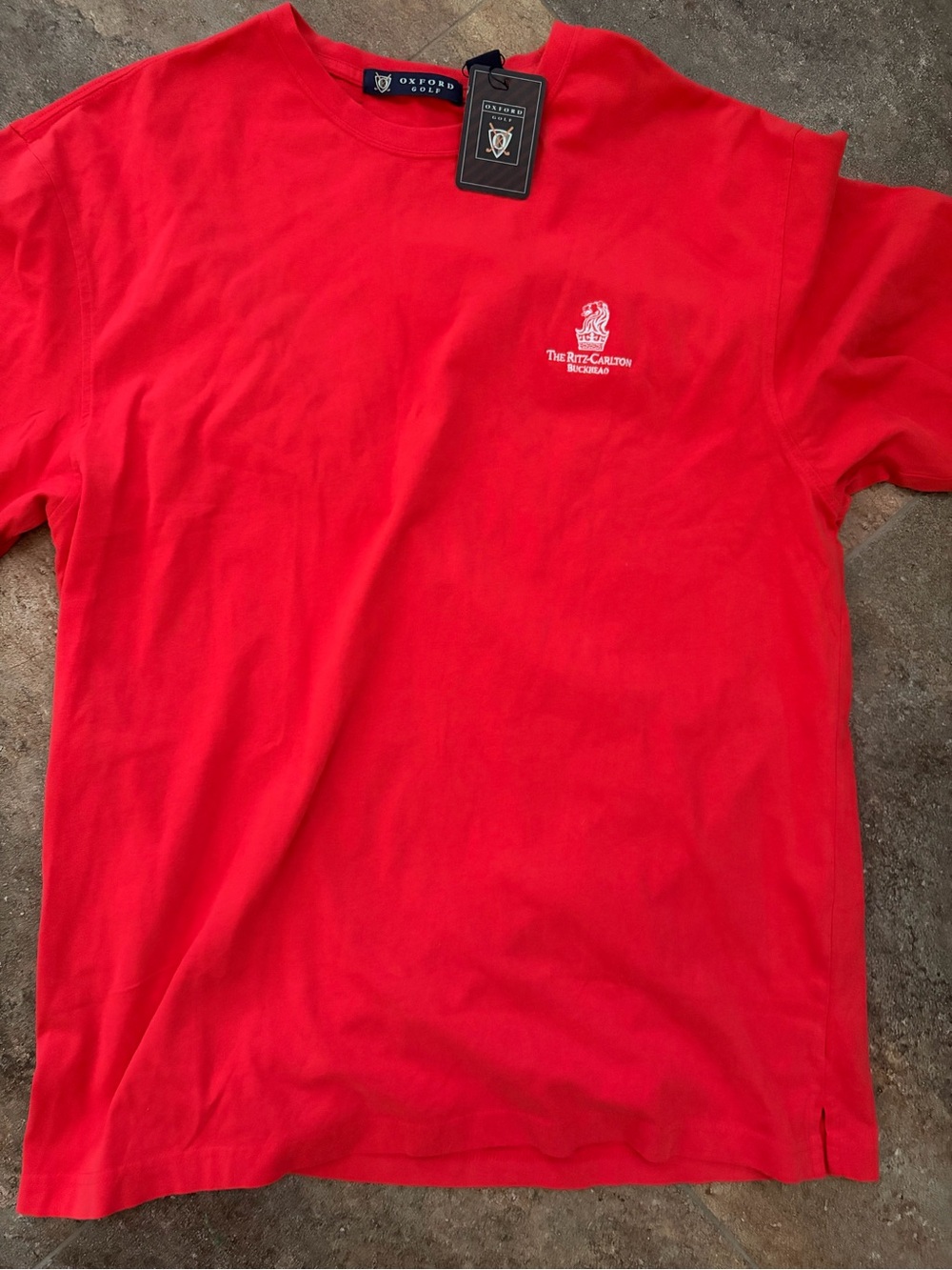 Ritz-Carlton Red Short Sleeve Crew Tee by Oxford